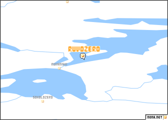 map of Ruvozero