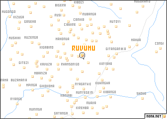 map of Ruvumu