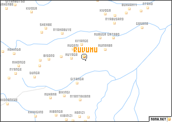 map of Ruvumu