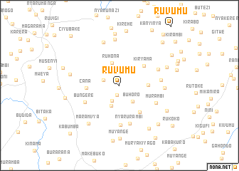 map of Ruvumu