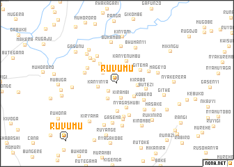 map of Ruvumu