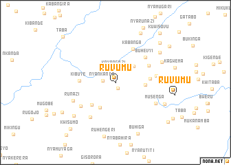 map of Ruvumu