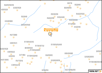 map of Ruvumu