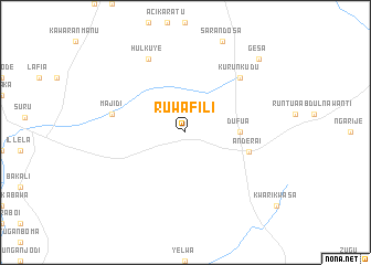 map of Ruwafili