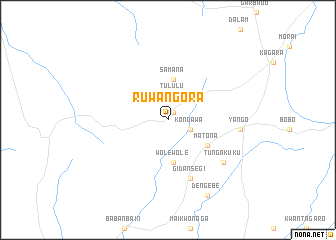 map of Ruwan-Gora