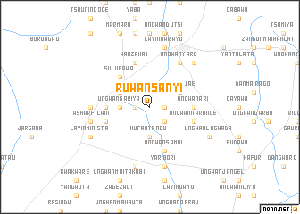 map of Ruwan Sanyi