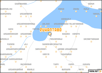 map of Ruwan Tabo