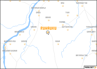 map of Ruwa Uku