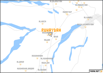 map of Ruwayḑah