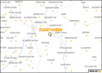 map of Ruwayḩibah