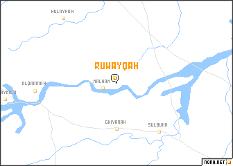 map of Ruwayqah