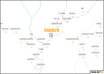 map of Ruwaza