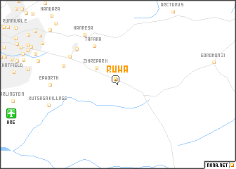 Ruwa  Zimbabwe  map nona net