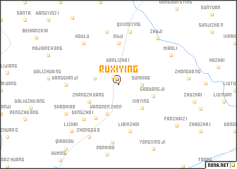 map of Ruxiying