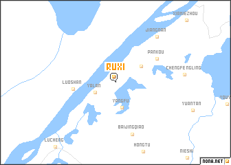 map of Ruxi