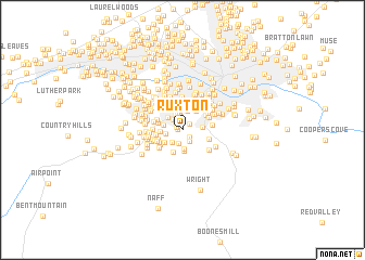 map of Ruxton