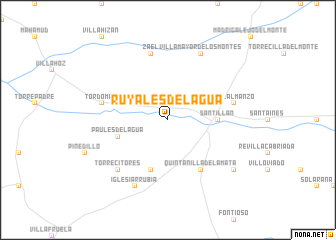 map of Ruyales del Agua