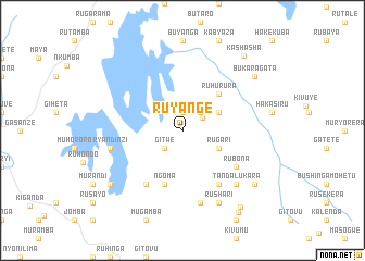 map of Ruyange