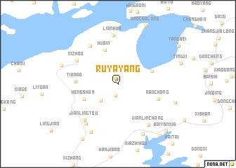 map of Ruyayang