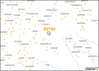 map of Ruyigi