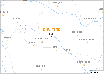 map of Ruyiting