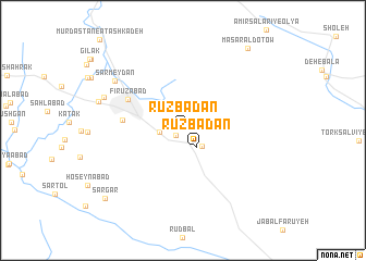 map of Rūz Badān