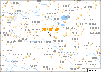 map of Ruzhdijë