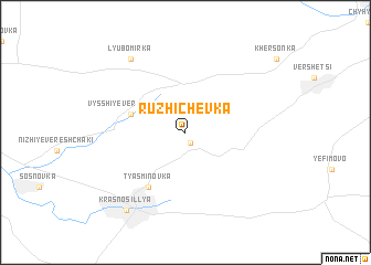 map of Ruzhichevka