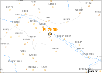 map of Ruzhnik