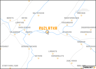 map of Ruzlatka