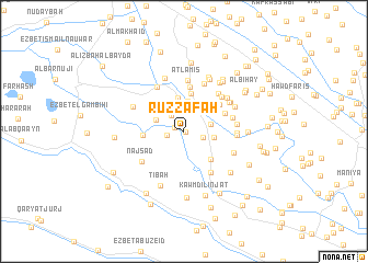 map of Ruzzāfah