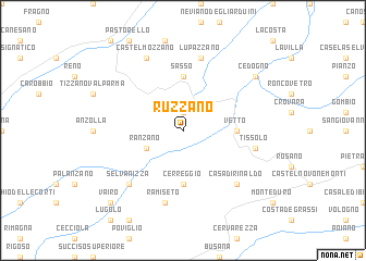 map of Ruzzano