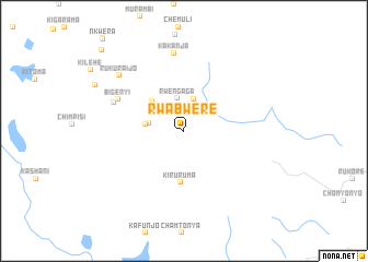 map of Rwabwere