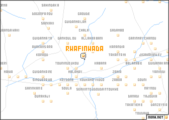 map of Rwafin Wada