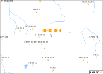 map of Rwakiniha