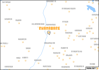 map of Rwamabare