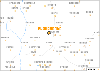 map of Rwamabondo