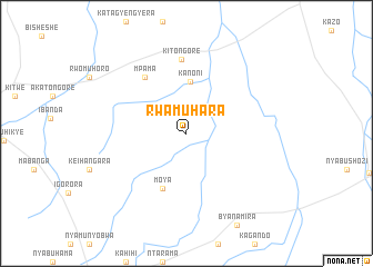 map of Rwamuhara