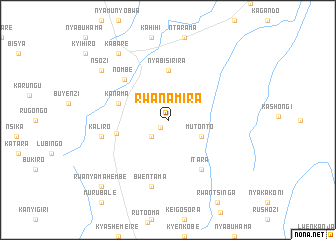 map of Rwanamira