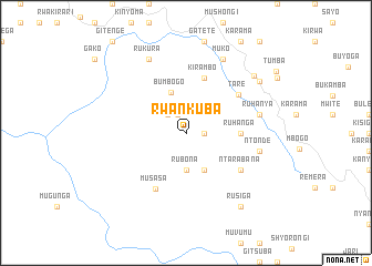 map of Rwankuba