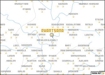 map of Rwantsana