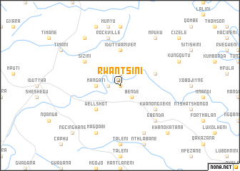 map of Rwantsini