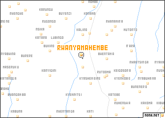 map of Rwanyamahembe