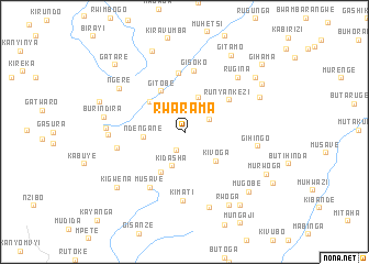 map of Rwarama