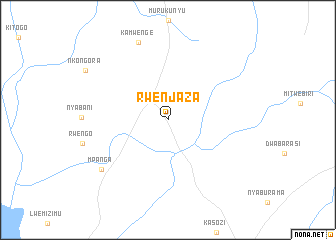 map of Rwenjaza