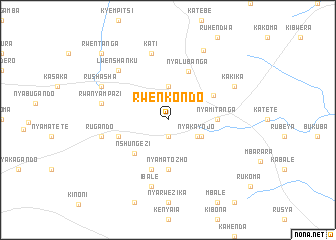 map of Rwenkondo