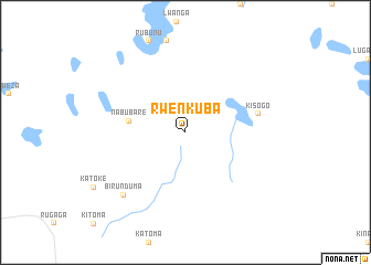 map of Rwenkuba