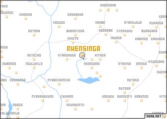 map of Rwensinga