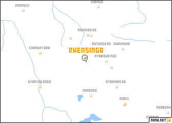 map of Rwensinga