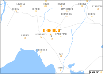 map of Rwihingo